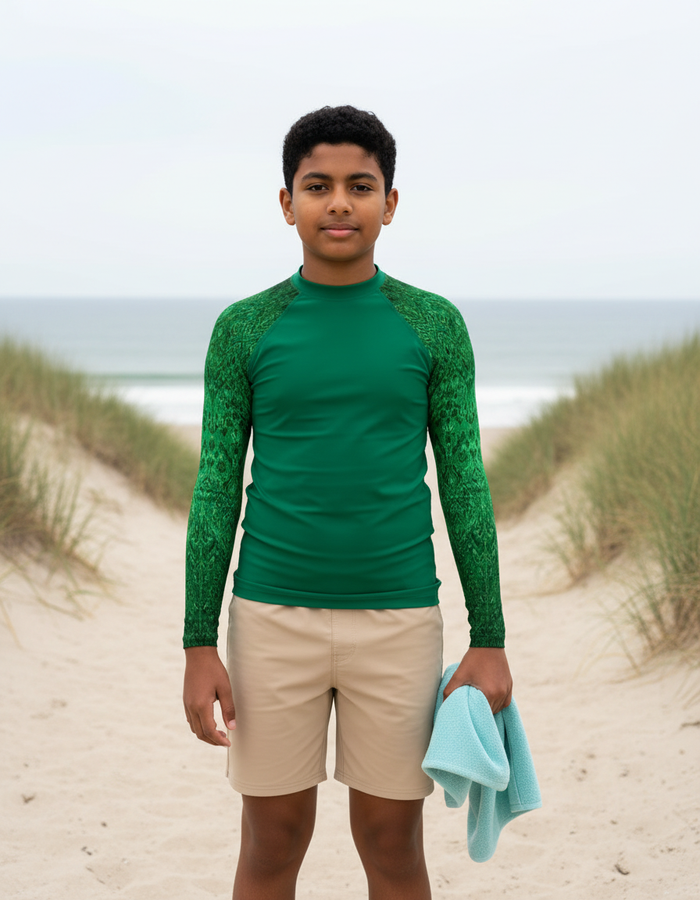 Rashguard — Youth Runway Emerald Siam