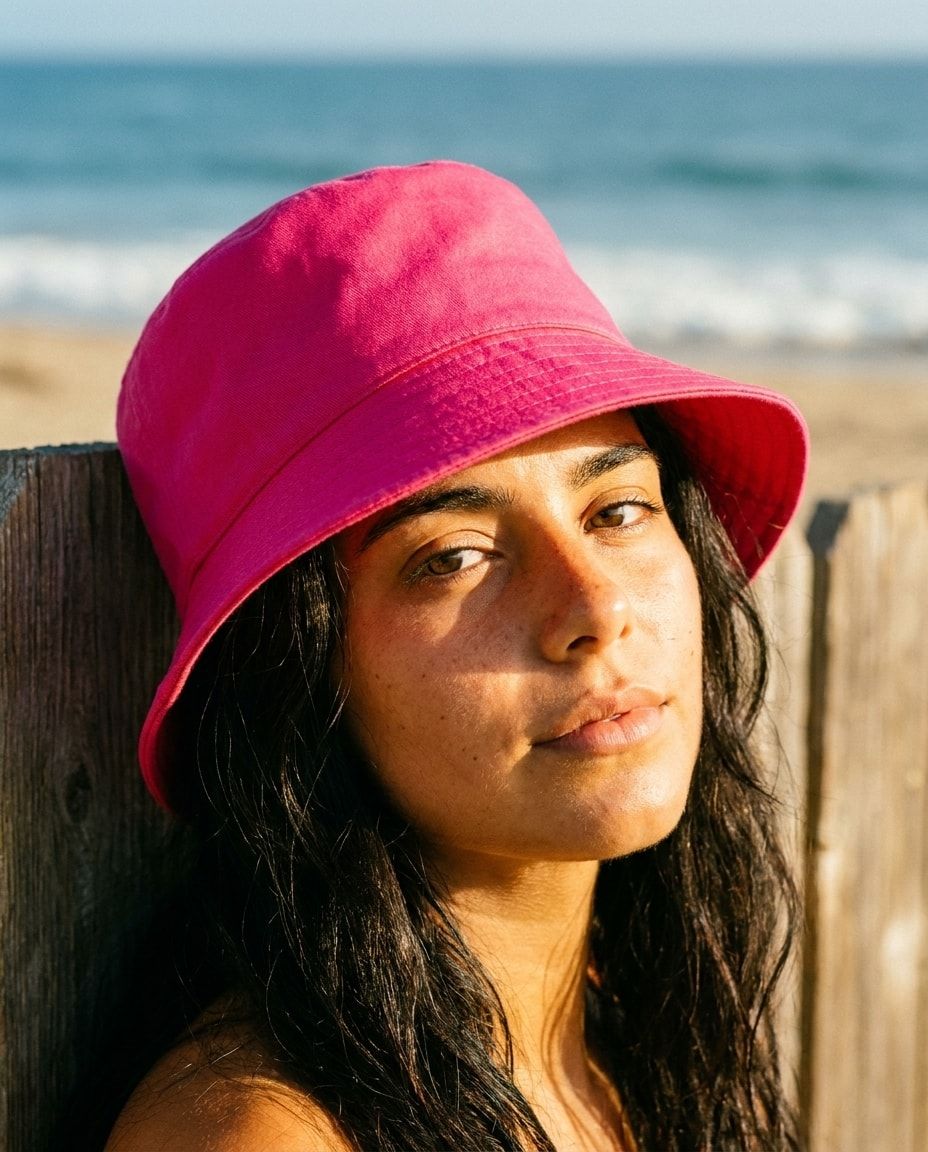 Hot Pink Slate & Sky bucket hats