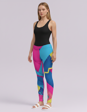 Ziggurat full-length leggings