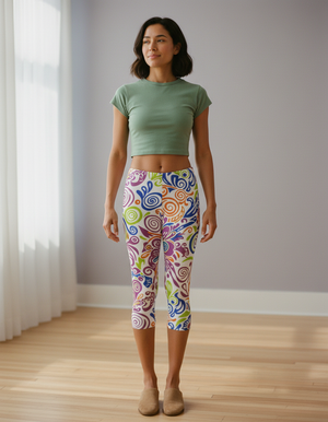 Rhodonite Rimpa leggings