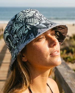 Blue Aura Lani Uli bucket hats