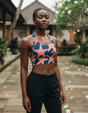 Starfish Collection longline sports bras