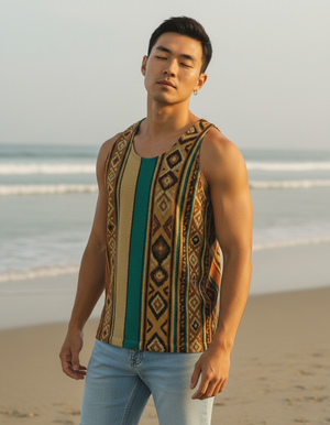 Men's Coffee Bean Tierra men's tank tops