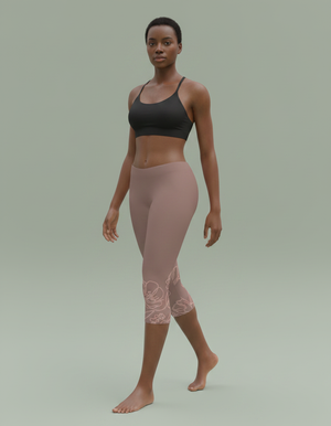 Dusty Rose Elysian leggings