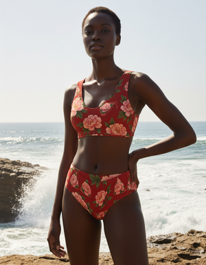 Dynasty High-Waisted Bikini High-Waisted Bikini — Lolekai