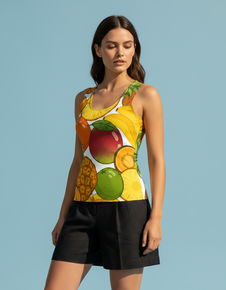 Forest Whisper Pinecone Tank Top