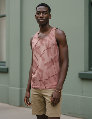 Tea Rose Zephyr Tank Top Men's Tank Top — Dripper
