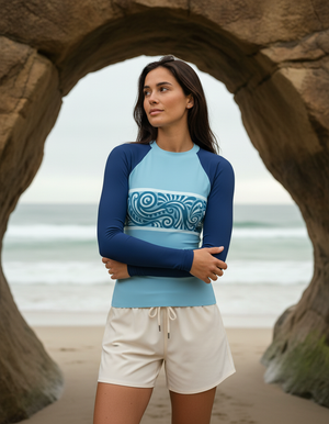 Women's Capri Surf Procession women's rashguards