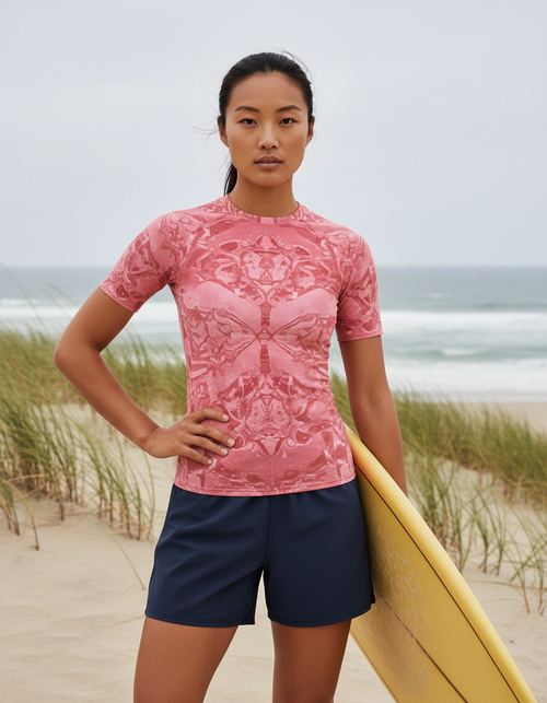 Lava Falls Burst Rash Guard Men's Rashguard — Lolekai