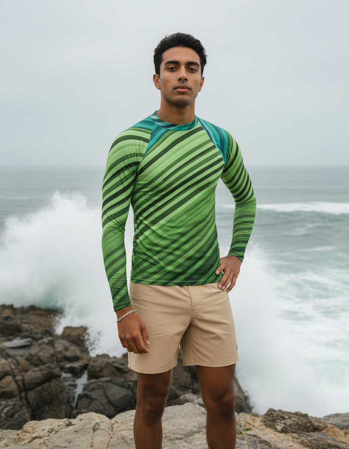 Rashguard — Men's Jelly Mint Prism