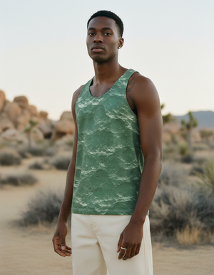 Men's Jelly Mint Eclipse men's tank tops