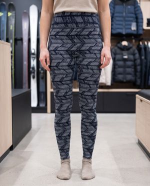Glacier Herringbone women's base layer bottoms