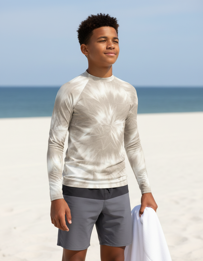 Rashguard — Youth White Onyx Glacier