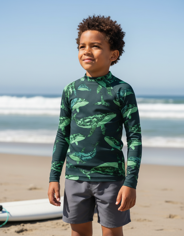 Whale Collection Rash Guard rashguards