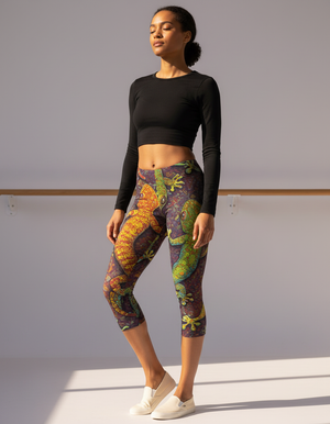 Gecko Collection Capri Leggings capri leggings