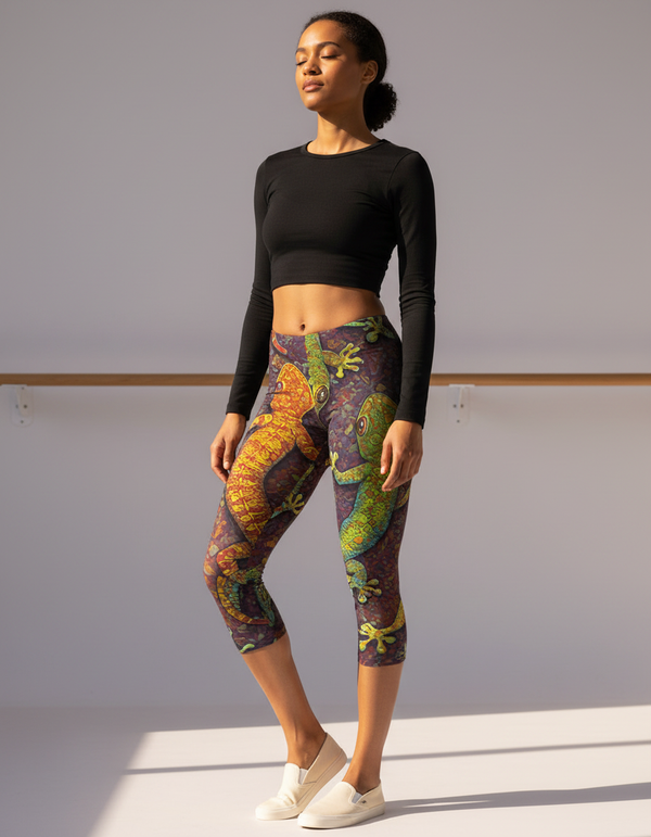 Gecko Collection capri leggings