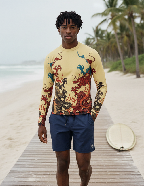 Vortex Rash Guard Men's Rashguard — Dripper