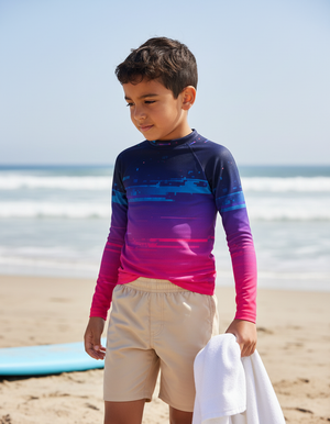 Mosaic Kids Rash Guard Kids Rash Guard — Dripper