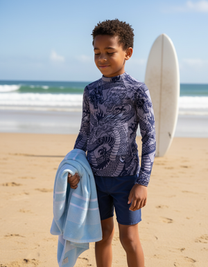 Kids Indigo Ember kids rashguards