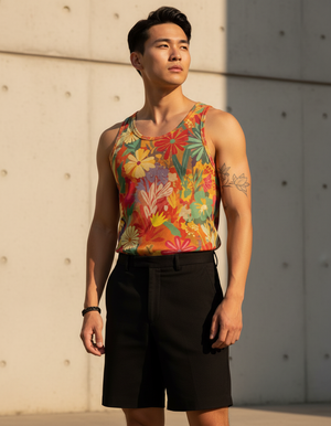 Men's Blossom men's tank tops
