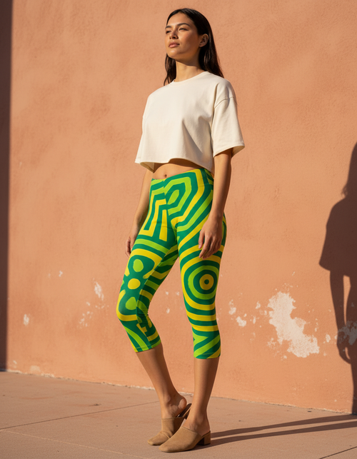 Zesty capri leggings