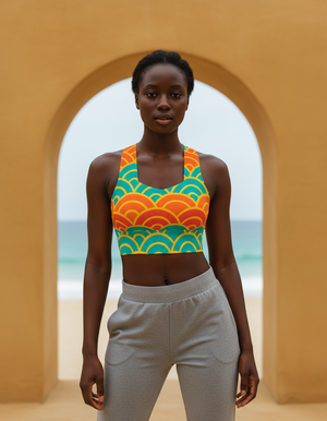 Bishamon longline sports bras
