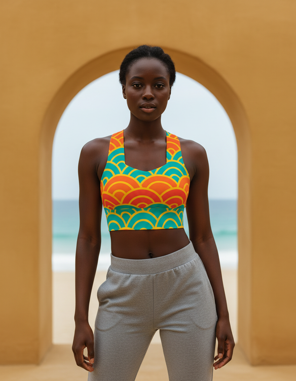 Bishamon longline sports bras
