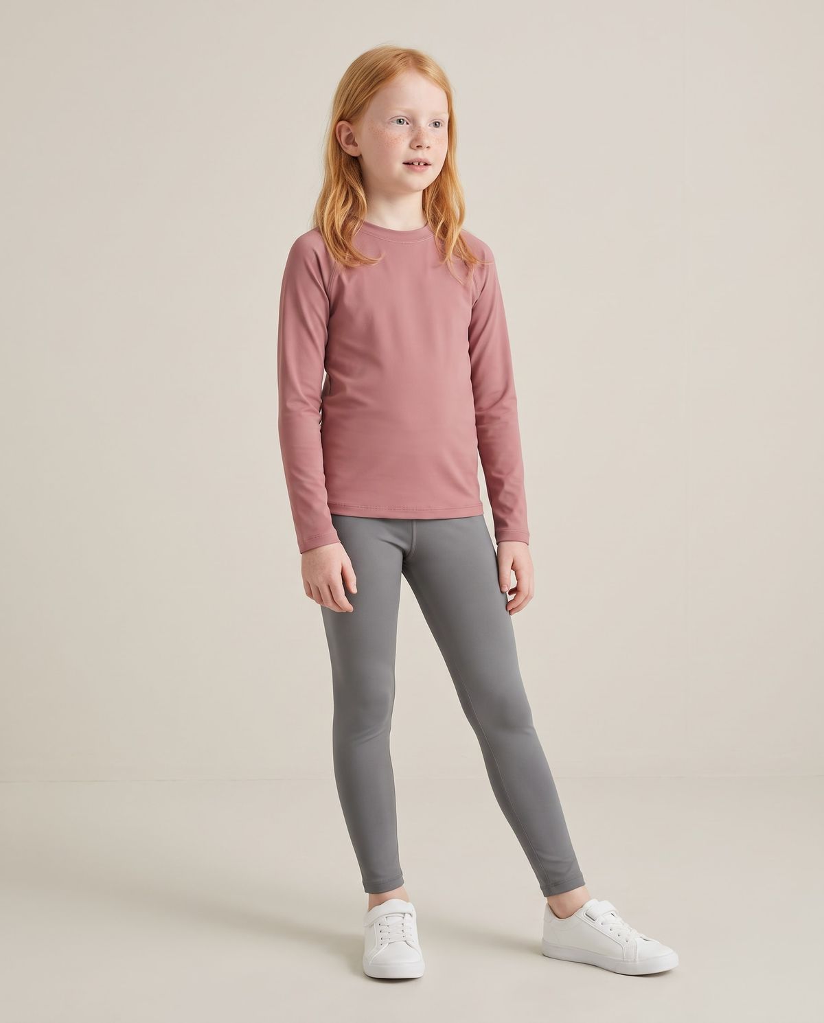 Gray Girls Leggings Girls Leggings — Lolekai