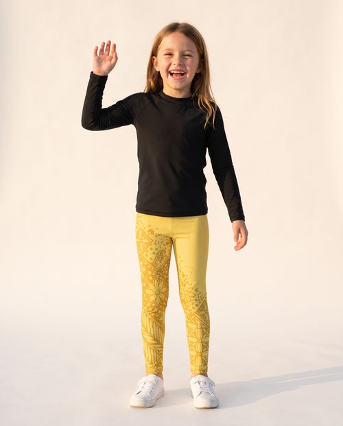 Turquoise girls leggings — Lolekai