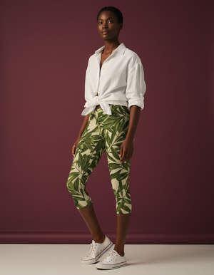 Serenity Leggings Capri Leggings — Dripper