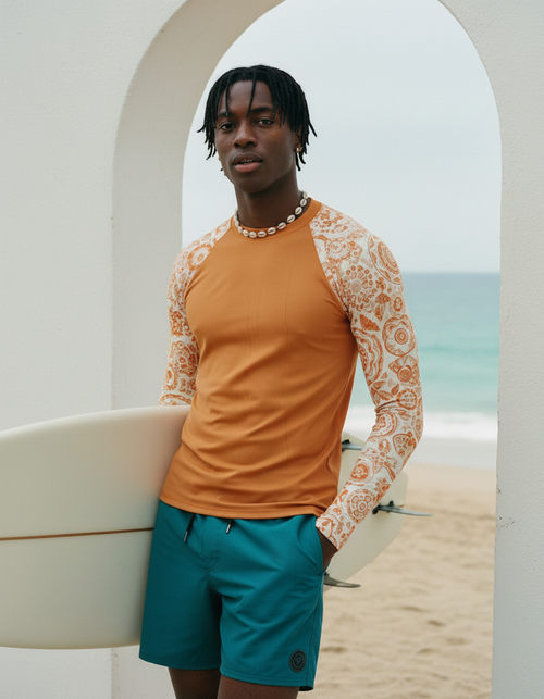 Muskmelon Echo Rash Guard