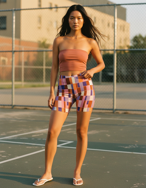 Muskmelon Spectrum women's short shorts