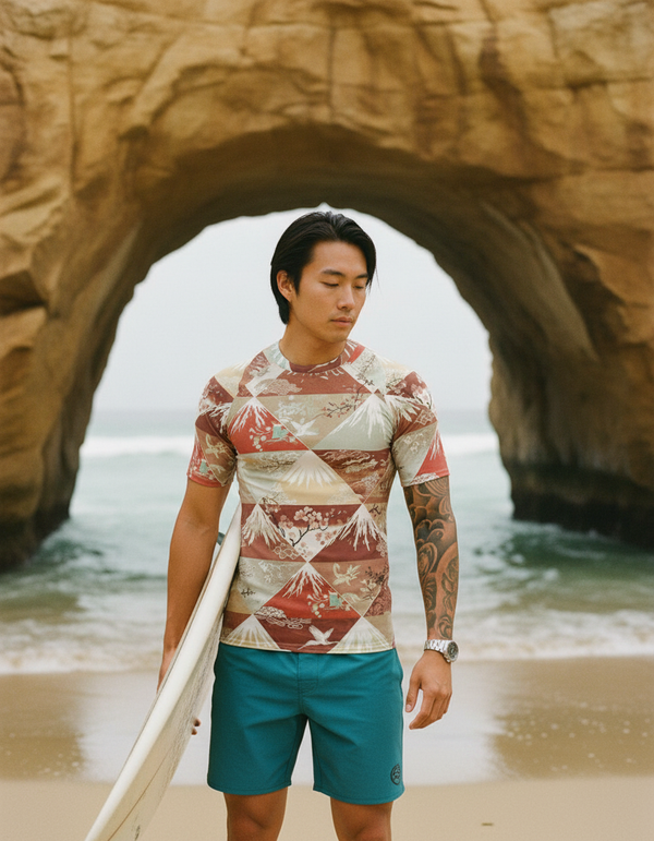 Men's Mount Fuji Rash Guard