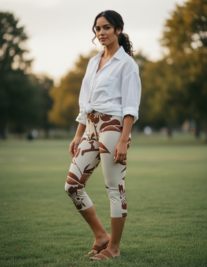 Burnt Sienna Fusion leggings