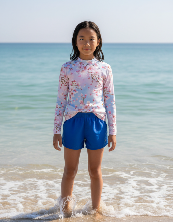 Sakura Collection youth rashguards