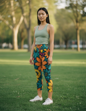 Kain capri yoga leggings