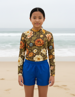 Amber Haze Elysium Youth Rash Guard Youth Rash Guard — Dripper