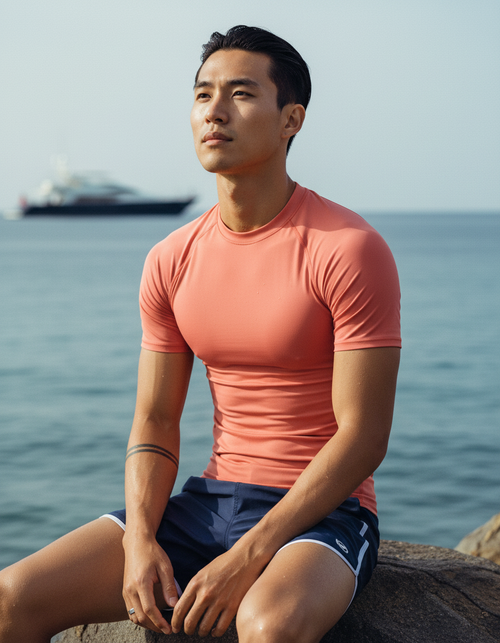 Tomato Rash Guard Men's Rashguard — Lolekai