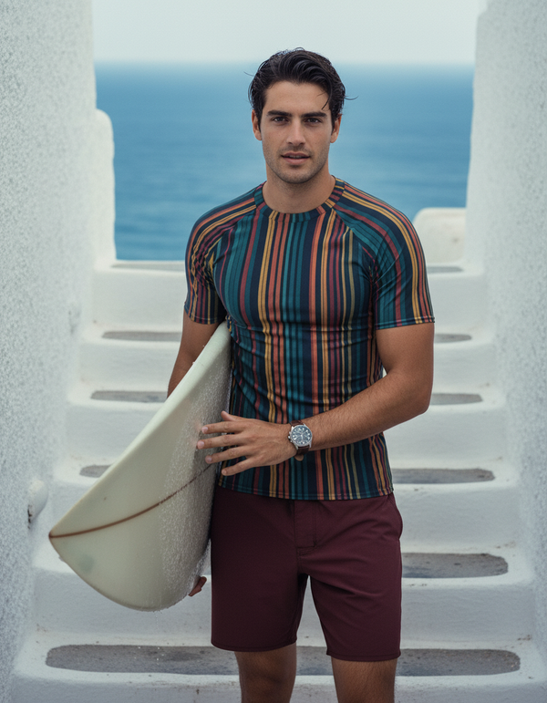 Stripe Collection men's rashguards