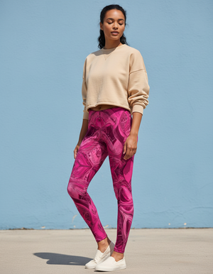 Fleur full-length leggings