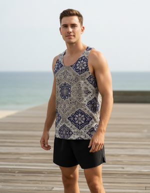 Men's Rhodonite Minaret men's tank tops