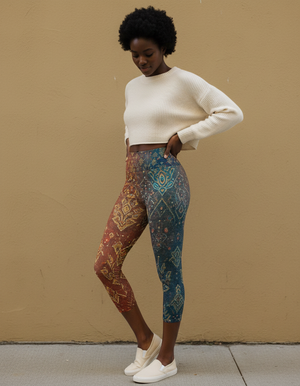 Rangoon Capri Yoga Leggings Capri Yoga Leggings — Dripper