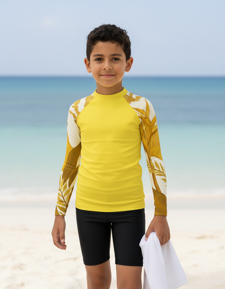 Youth Gauguin Tahiti Rash Guard
