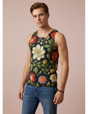 Flora Tank Top Men's Tank Top — Dripper