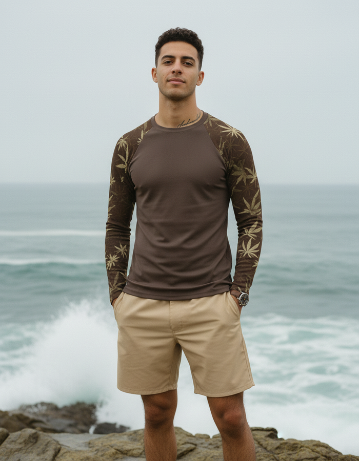 Rashguard — Men's Coffee Bean Mizu