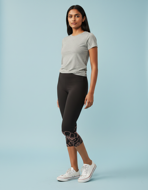 Lava Falls Elysian Leggings Capri Leggings — Dripper