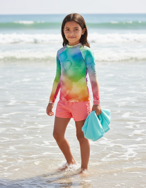 Kids Mosaic kids rashguards