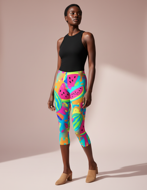 Zest Leggings Capri Leggings — Dripper