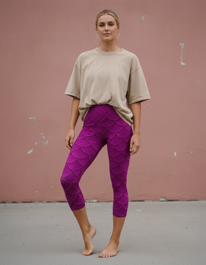 Abyss Capri Yoga Leggings Capri Yoga Leggings — Dripper