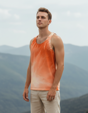 Men's Muskmelon Melt tank tops